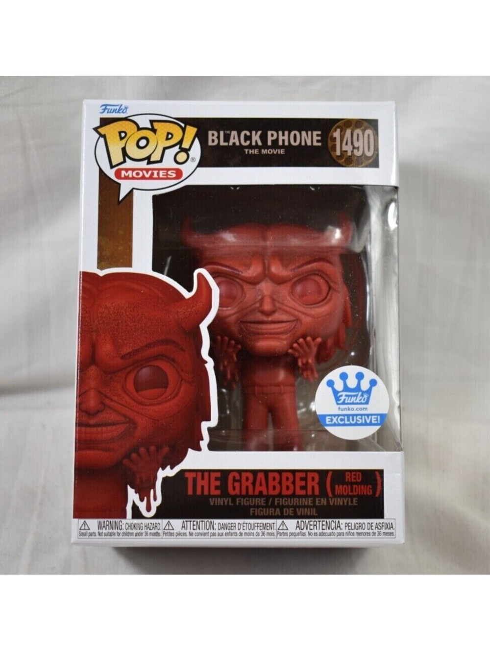 Funko Pop! Movies Black Phone -The Grabber Red Molding - Funko Exclusive #1490